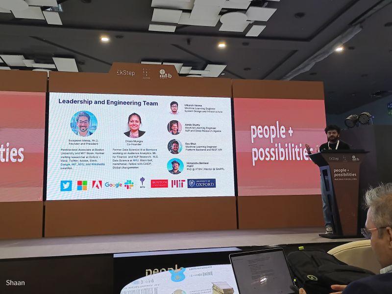 IndiaAI Impact Summit, New Delhi, with EkStep on AI use cases for social good.