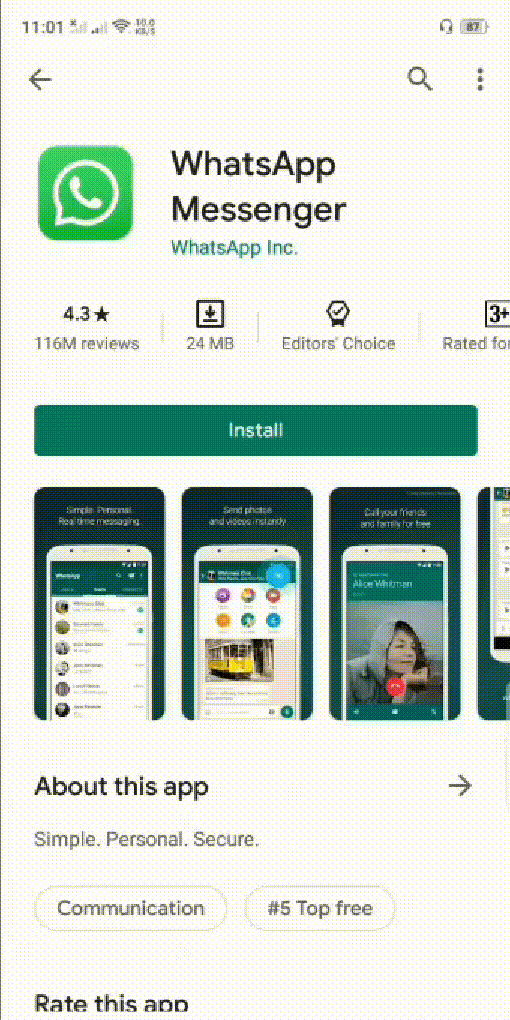 Usage demonstration step 1